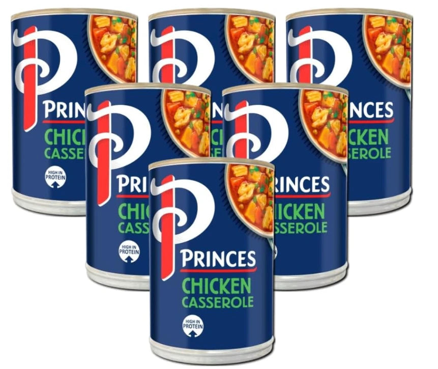 Princes Chicken Casserole with Mixed Vegetables High in Protein 392g x 6