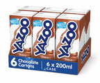 Yazoo No Added Sugar Chocolate Milk Drink 200ml Case of 30 Rich in Protein