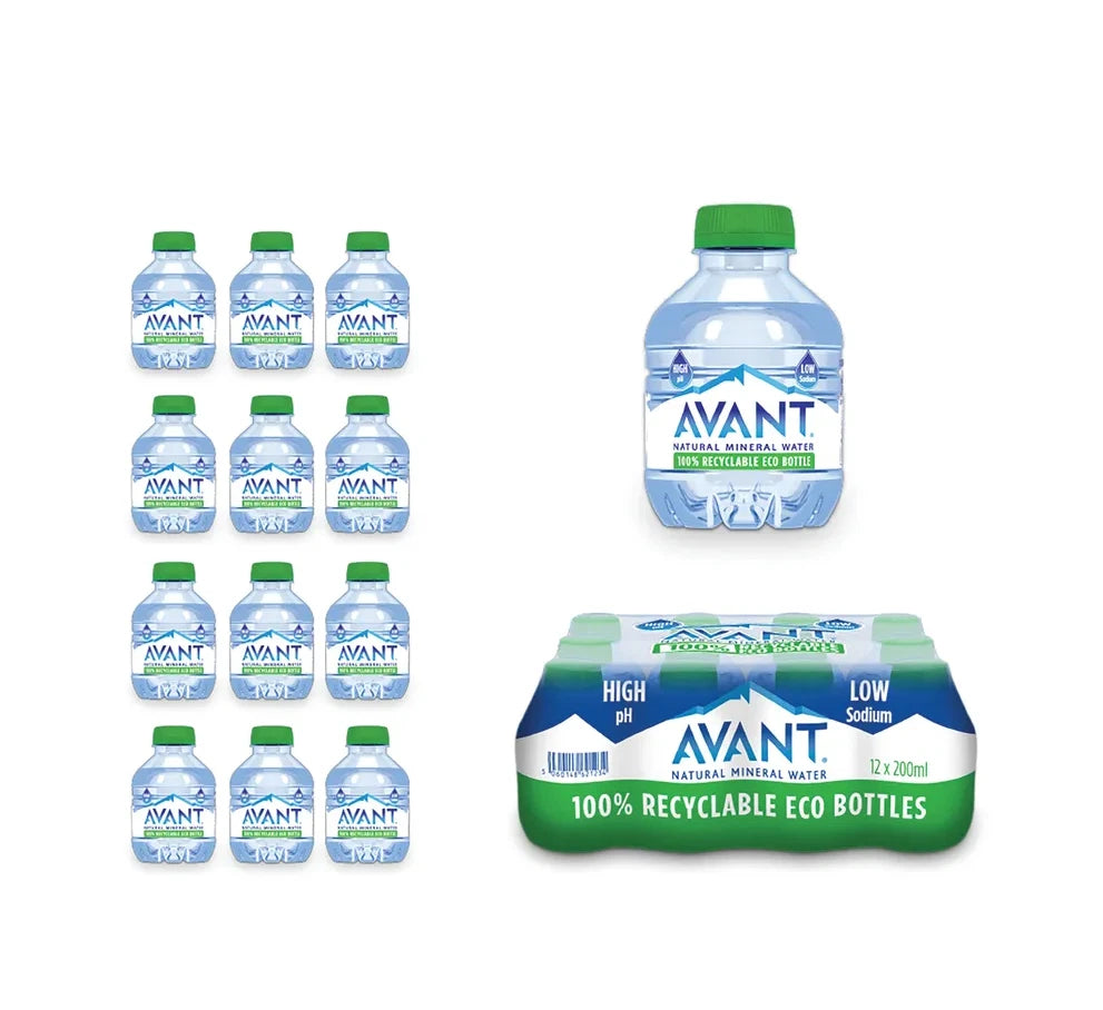 Avant Mineral Water Sports Cap 200ml × 12
