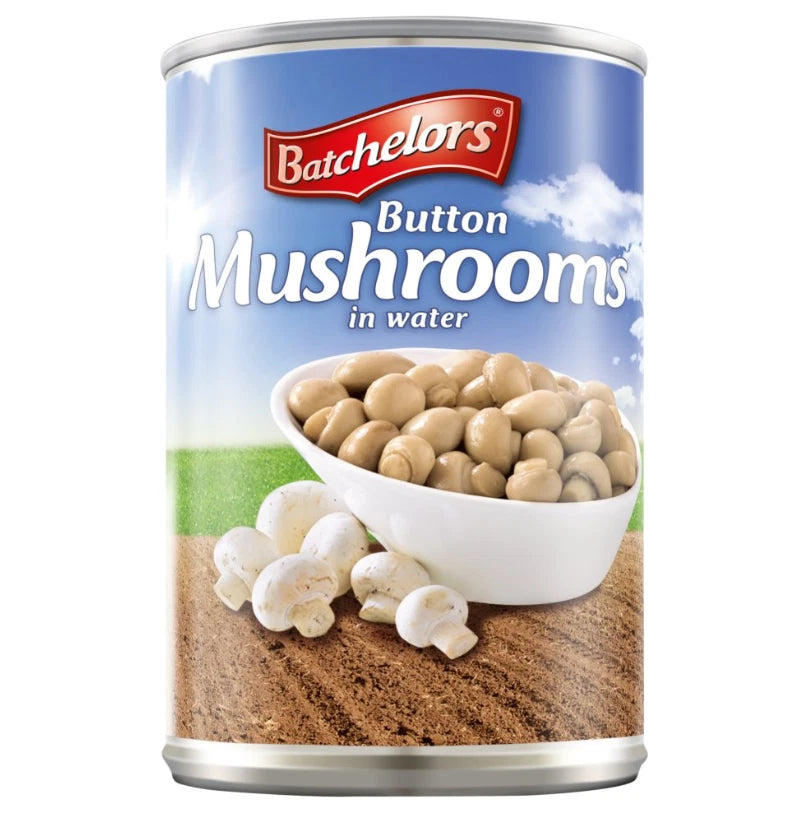 Batchelors Button Mushrooms in Water 285g Pack of 6 Cans
