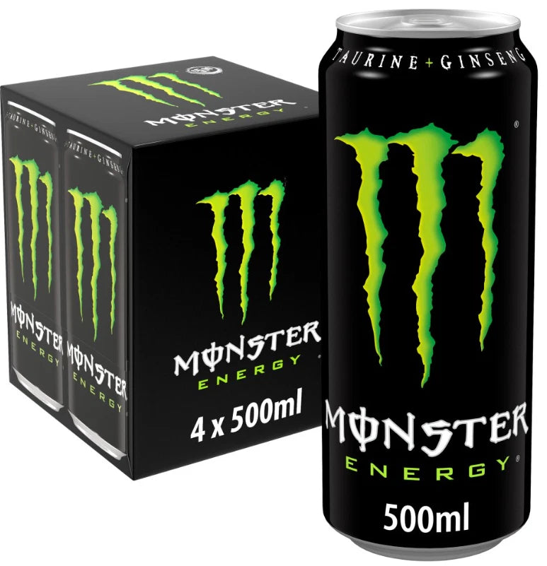 Monster Energy Drink Multi Pack 500ml Case of 4 Cans