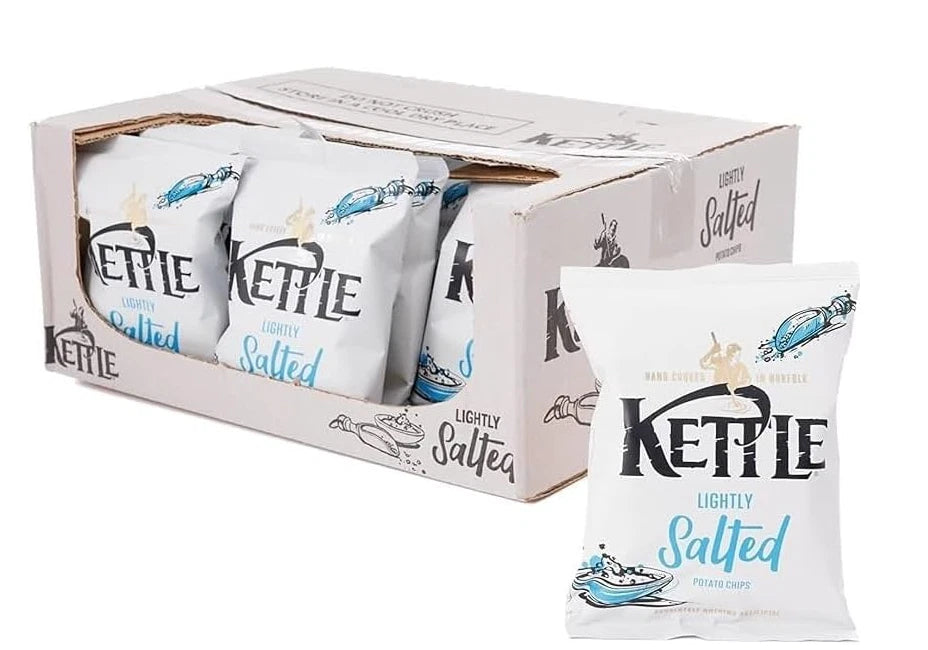 Kettle Chips Lightly Salted Crisps 80g 12 Packs