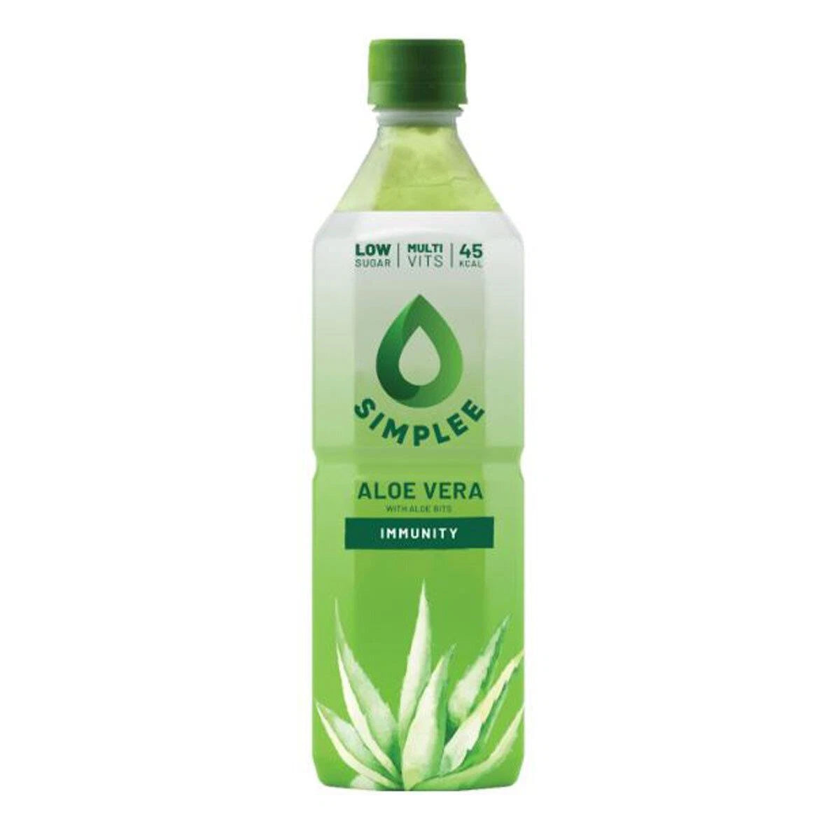 Simplee Aloe Aloe Vera Drink With Bits, 12 x 500ml