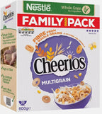 Nestle Cheerios Breakfast Multigrain Cereal Fibre Whole Grain Family Pack 2x600g