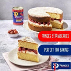 Princes Tinned Fruit Bundle with Strawberries in Light Syrup, 410g, 6 Pack