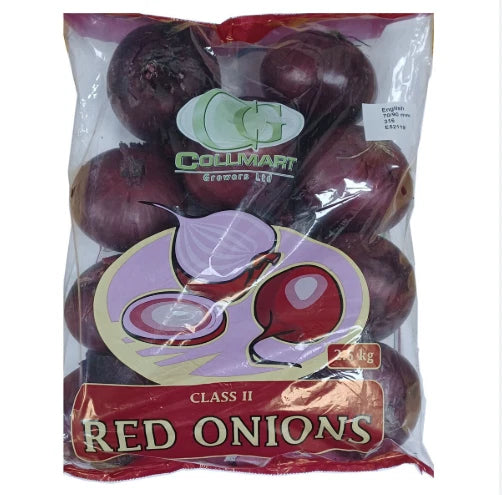 Red Onions 2.5kg For Salads or Sandwiches