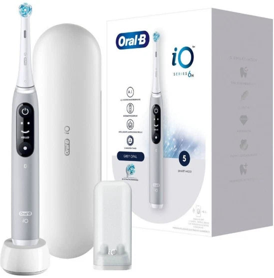 Oral-B iO Series 6 Ultimate Clean Electric Toothbrush, Grey