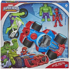 Marvel Super Hero Adventures Set Spider-Man and Hulk Vehicles 2 Pack