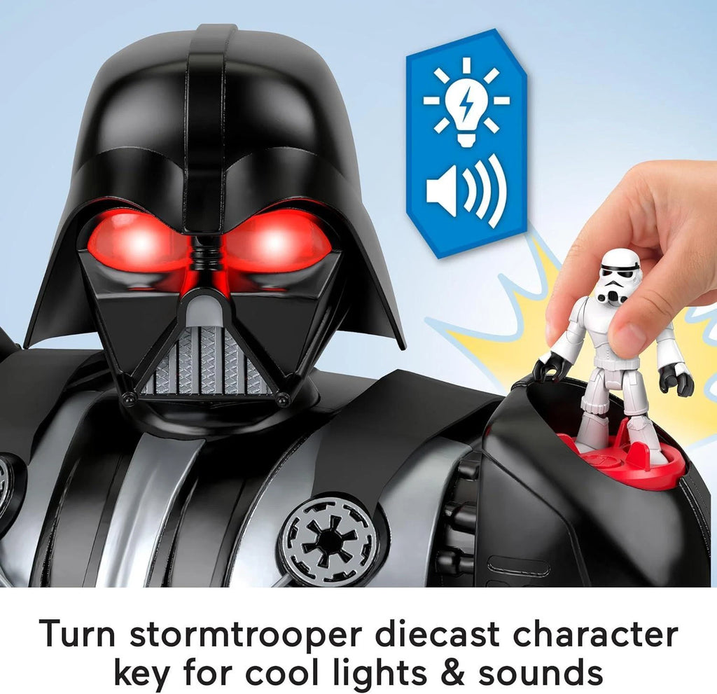 Fisher-Price Imaginext Star Wars Darth Vader Bot Playset with Light & Sound