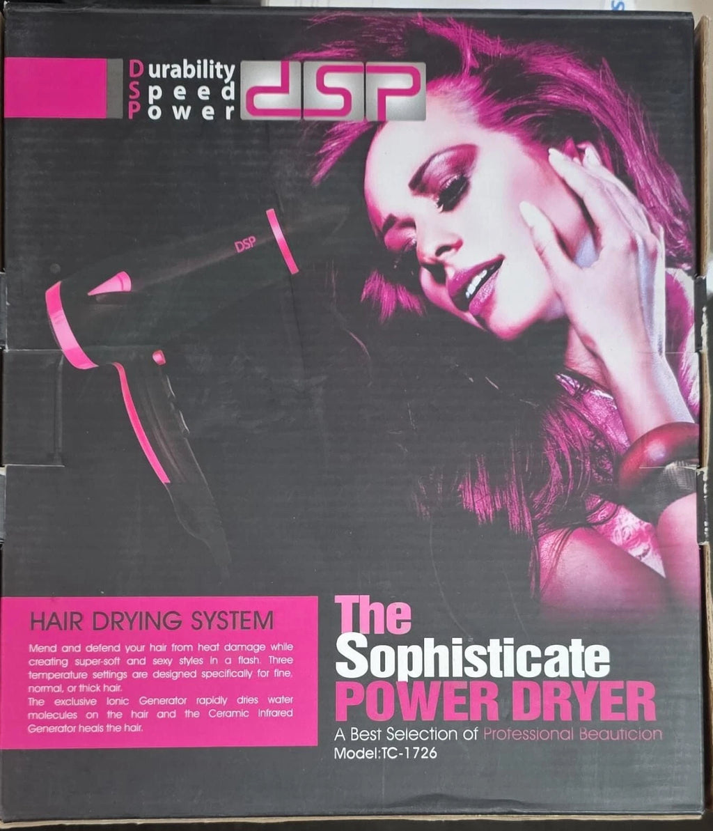 DSP TC-1726 Professional Beautician The Sophisticate Power Hair Drying System