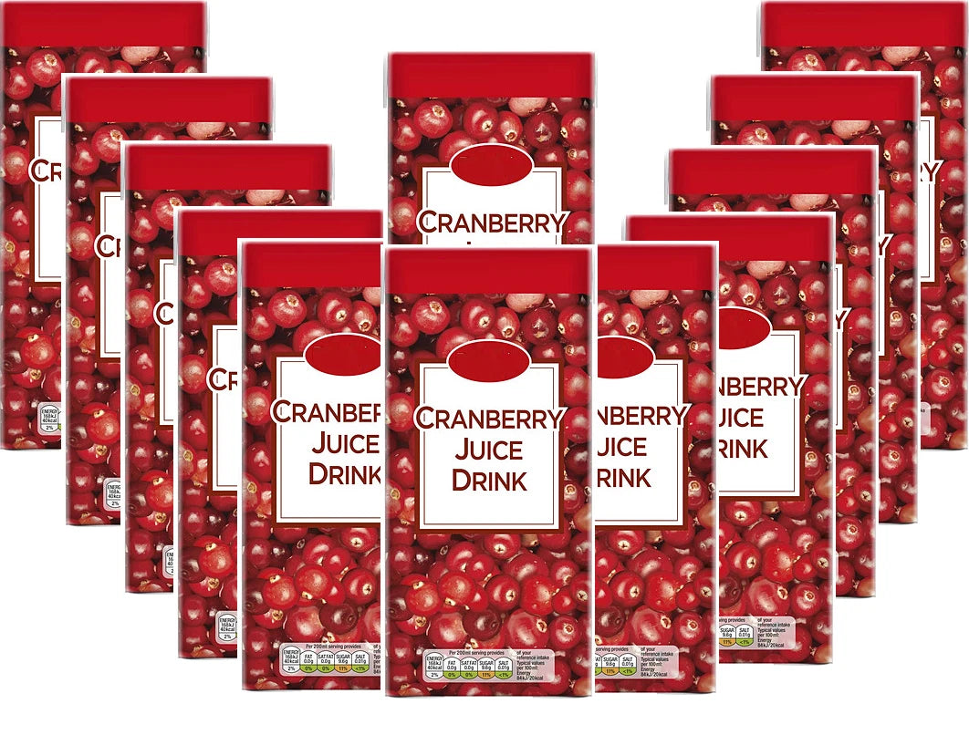 Bestin Cranberry Classic Juice Drink with Sugar and Sweetener 1L Pack of 12