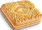 Custard Creams Biscuits, Creamy Custard Flavour Filling 150g × 16