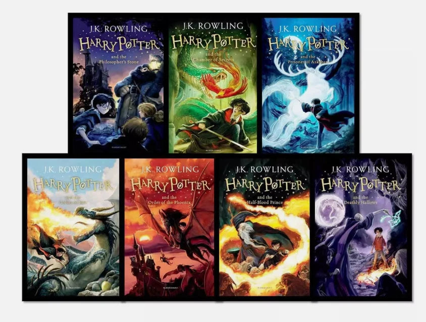 Harry Potter The Complete Collection by J.K. Rowling Children 7 Books Box Set