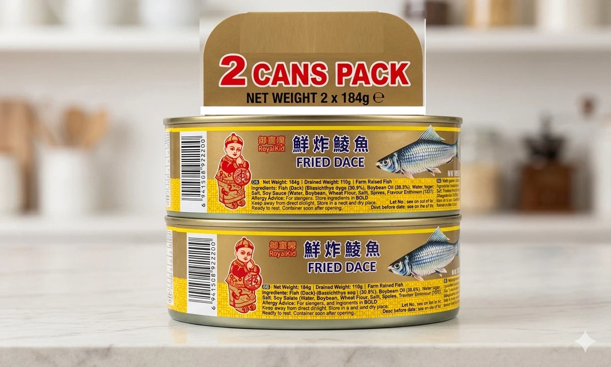 Fried Dace Preserved in Vegetable Oil 184g Canned Pack of 2