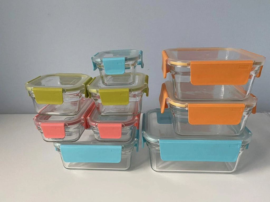 Glasslock Premium Food Storage Boxes 18 Pieces Set
