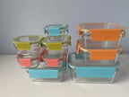 Glasslock Premium Food Storage Boxes 18 Pieces Set