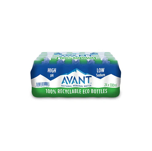 Avant Natural Mineral Water Screwcap 330ml Pack of 24