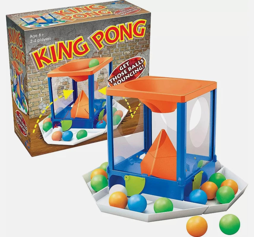 King Pong Game - Family Fun Action Ball Game Bouncing Balls Fun Whole Family