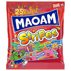 MAOAM Stripes Fruit & Cola Flavour Chewy Sweets Sharing Bag 140g Pack of 14