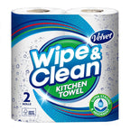 Velvet Wipe & Clean Kitchen Towel Thick Absorbent 75 Sheets 20 Rolls