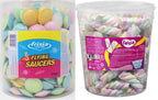 Frisia Rainbow Twister Mallows Drum 680g & Frisia Astra Flying Saucers, 375g