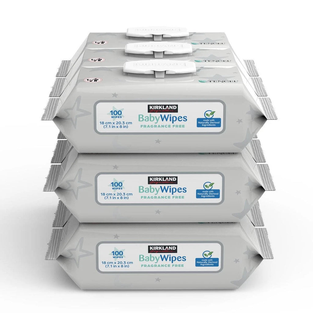 Kirkland Signature Tencel Ultra Soft Baby Wipes 900 Extra Large Wet Wipes NEW