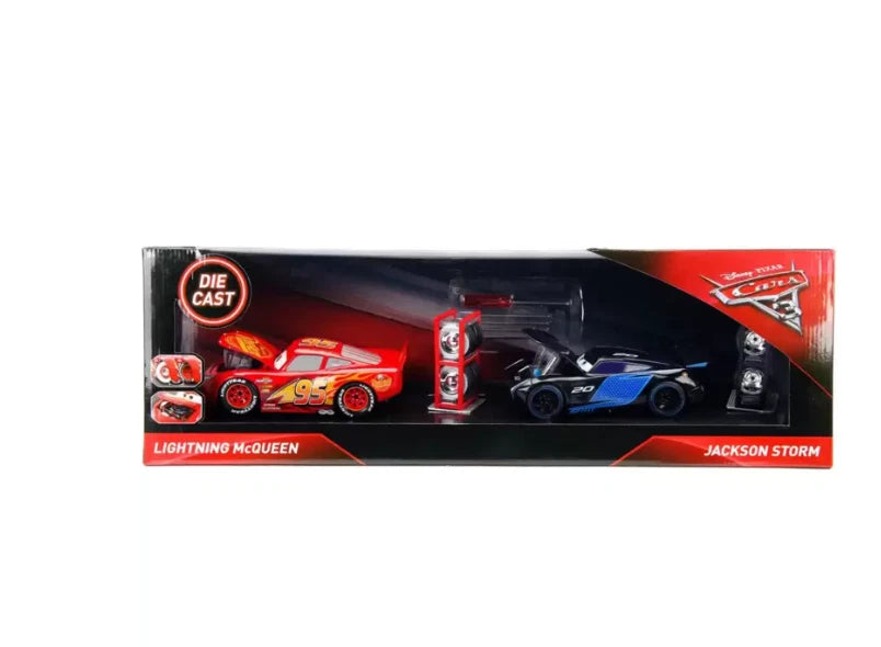 Disney Pixar Cars 3 - Lightning & Jackson Cars (3+ Years) Box Slightly Damaged