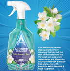 Astonish Bathroom Cleaner White Jasmine & Basil 750ml × 6
