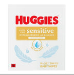 Huggies Plastic Free Extra Care Baby Wipes, 8 x 48 Wipes