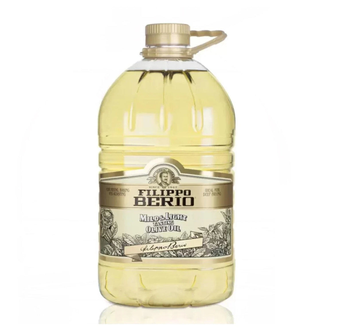 Filippo Berio Mild And Light Olive Oil - 5 Litre (1Pack)