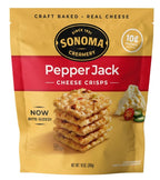 Sonoma Creamery Pepper Jack Real Cheese Crisps Craft Baked Crackers Pack of 284g