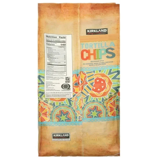 Kirkland Signature Tortilla Chips Real Ground Corn Snack Crisp Pack of 1.13kg