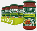 Dolmio Original Bolognese Sauce Pasta Tomato Dish Meal Paste Jars Pack 6 x 450g