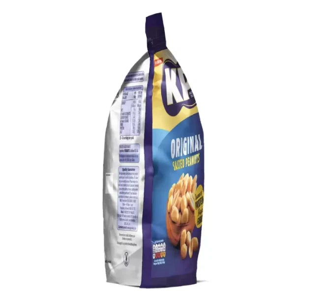 KP Original Salted Peanuts Zip Close Pack, 1kg