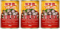 Top Canned Straw Mushroom Halves, 425g per Tin, Ready to Cook, Vegan, 3 Pack