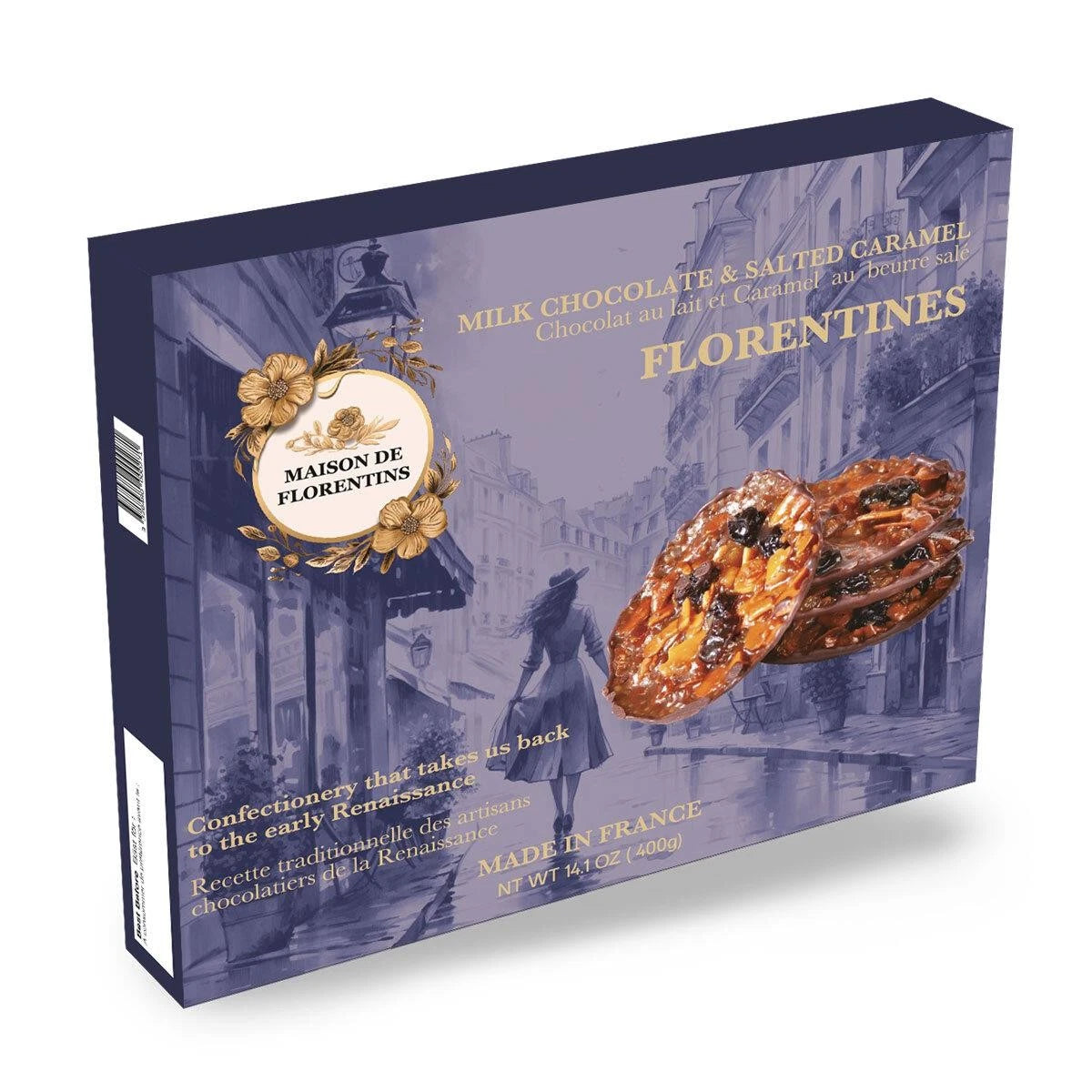 Maison De Florentins Milk Chocolate & Salted Caramel 400g