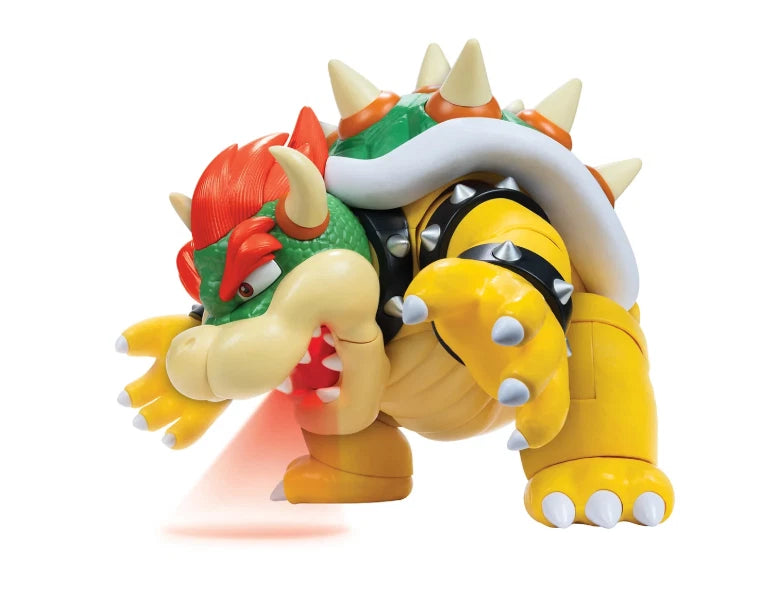 Nintendo Big Bad Bowser 12” Figure – Lights, Sounds & Articulation (3+ Years)