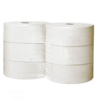 Mini Jumbo 2 Ply Toilet Tissue Rolls 300m Toilet Paper Pack of 6