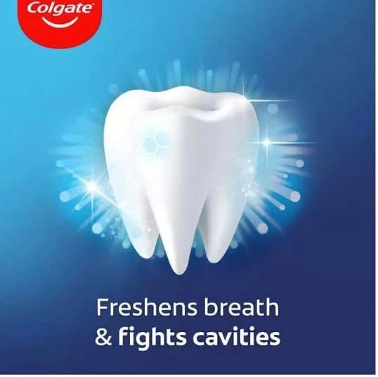 Colgate Advanced White Whitening Toothpaste Whiter Teeth - Pack of 6 x 125ml