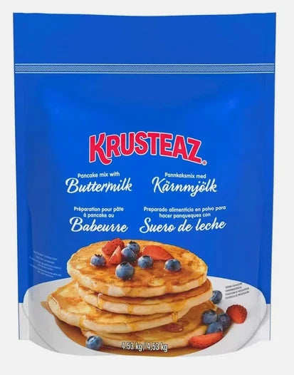 Krusteaz Buttermilk Complete Pancake Mix Just Add Water Fluffy Pack 2 x 4.53kg
