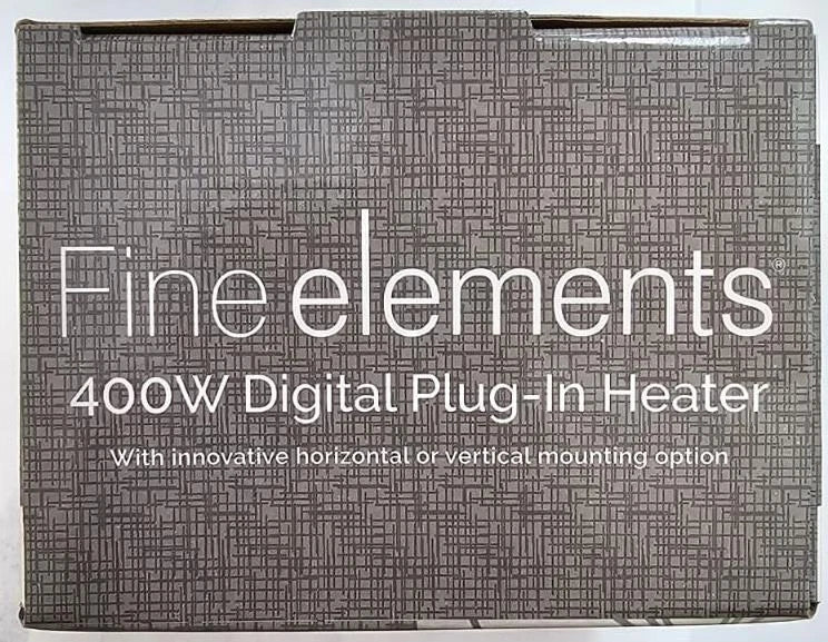 Electric Heater Plug In To Wall Socket - 400w Portable Heating