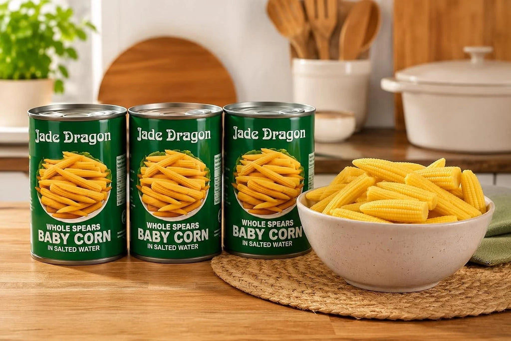 Whole Spears Baby Corn in Salted Water 425g, Pack of 3