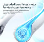 Jisulife Portable Personal Neck Fan 2 Pack Rechargeable Hands Free Bladeless