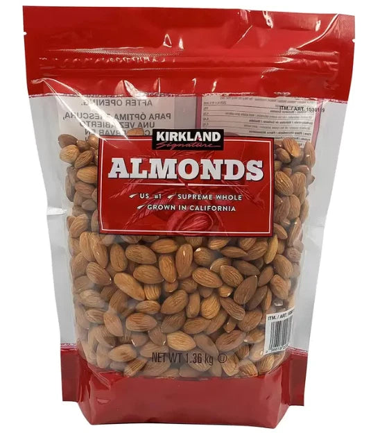 Kirkland Signature Premium Quality Almond Food Whole Almonds Nuts Pack 1.36kg