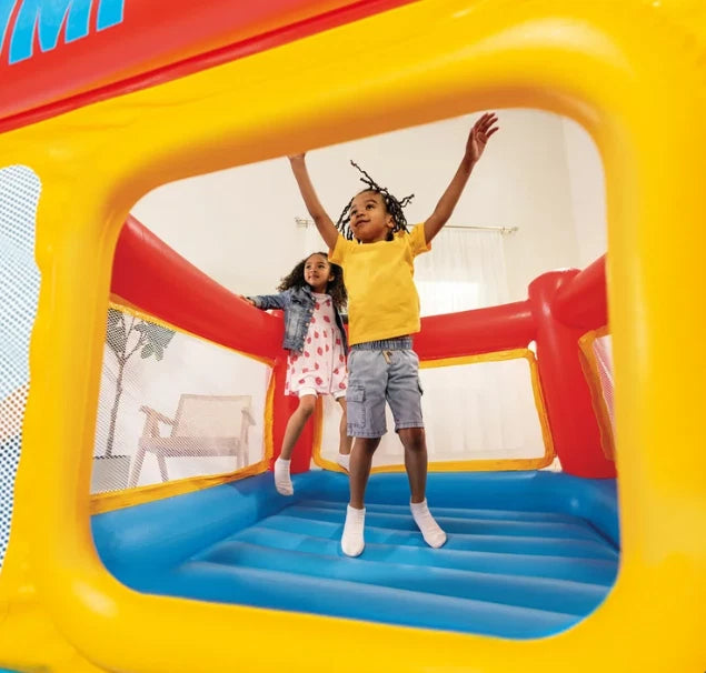 Intex Jump-O-Lene Inflatable Bouncy Playhouse Kids3-6Year Indoor Jumping Bouncer