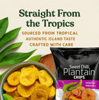 Grace Salted Sweet Chilli Plantain Chips 85g x 9 Gluten Free, Vegan
