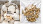 1kg Fresh White Garlic Bulb & 1kg Fresh Ginger Root Ideal for Home and Catering
