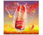 Rubicon Raw Energy Wave Editions Peach & Apricot 500ml x 12