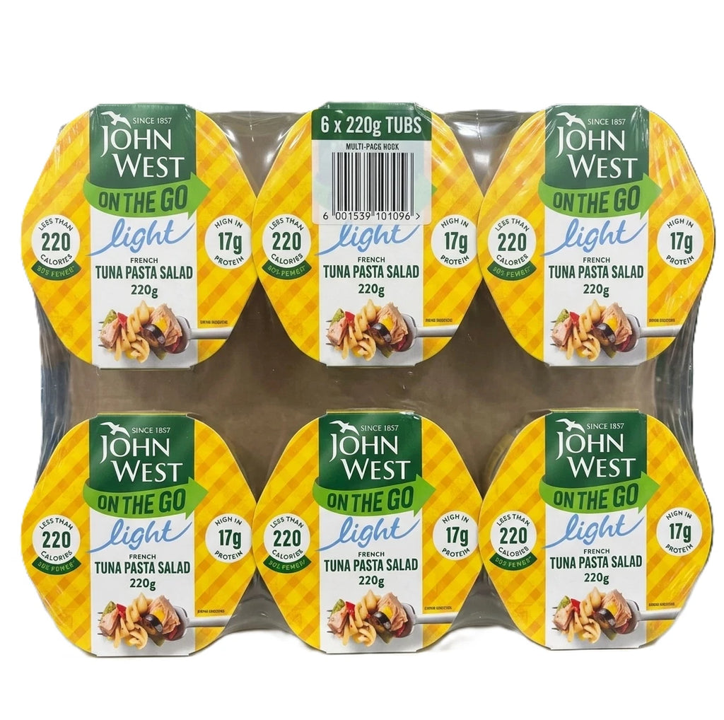 John West Light French Tuna Pasta Salad 220g Pack of 6