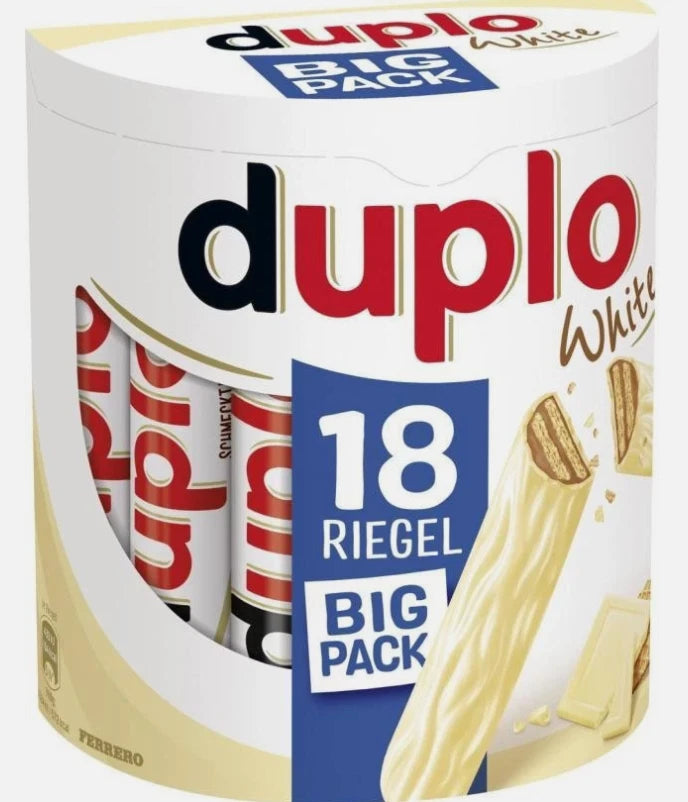 Duplo White Chocolate Wafer Bars 18 Pack
